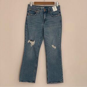 J.Crew 9'' Billie demi-boot crop jean in Rocky Shore wash size 26
